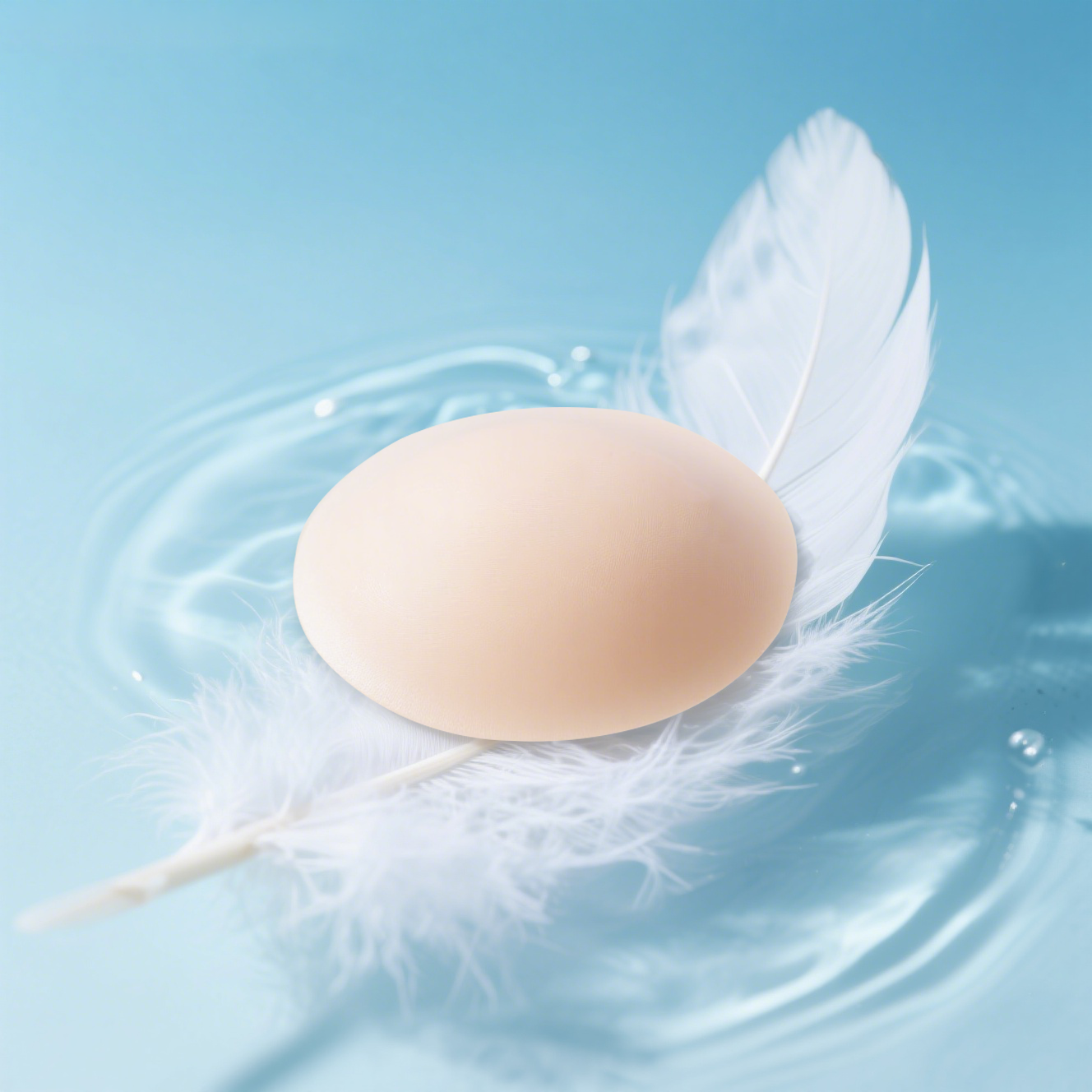 VRCÔMFY feather-light nude pasty with seamless curved design and velvety-smooth surface | Aqua-friendly adhesive technology with second-skin comfort for invisible coverage and effortless wear