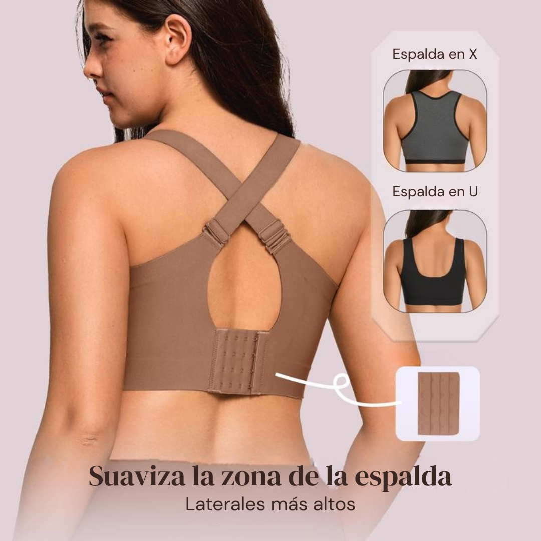 Sujetador sin aros Jelly Bra Plus Size con Soporte y Banda 360°