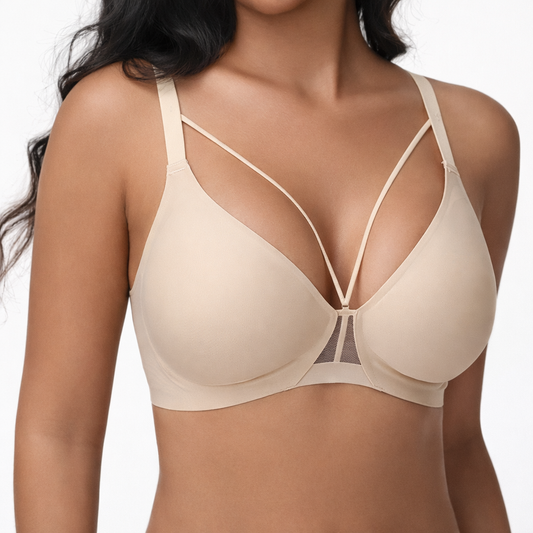 Sujetador Push-Up sin Aros para Todo el Día con Comodidad sin Costuras